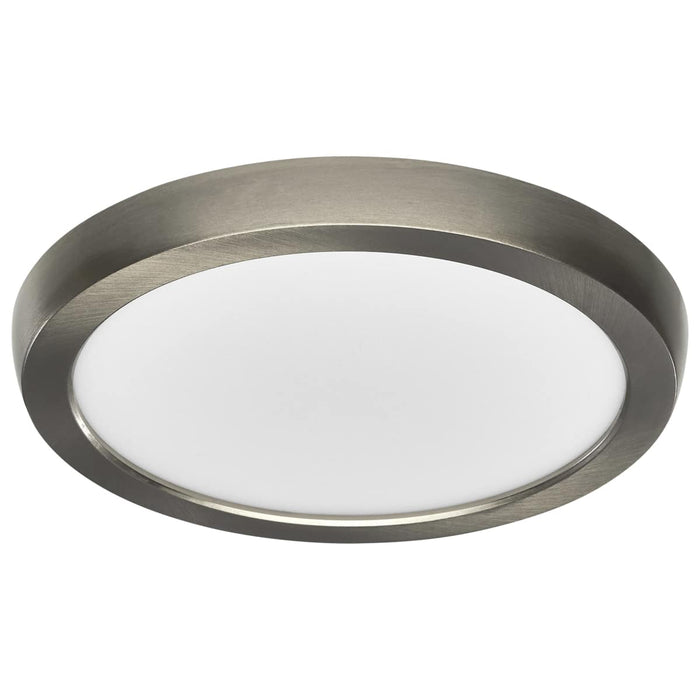 Flush Mount Nuvo 62-1713 Blink Pro - 11W - 7in - LED Fixture - CCT Selectable - Round Shape - Brushed Nickel Finish - 120V Nuvo
