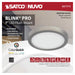 Flush Mount Nuvo 62-1713 Blink Pro - 11W - 7in - LED Fixture - CCT Selectable - Round Shape - Brushed Nickel Finish - 120V Nuvo