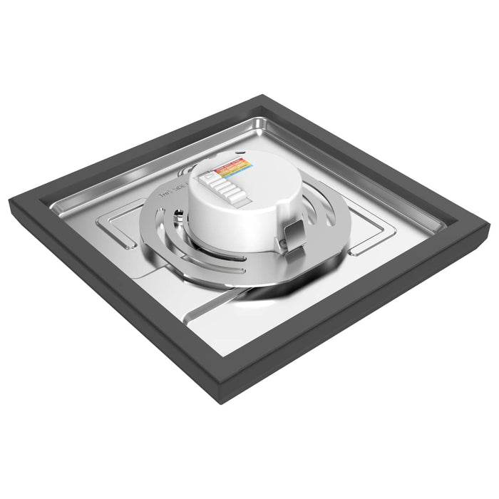 Flush Mount Nuvo 62-1715 Blink Pro - 11W - 7in - LED Fixture - CCT Selectable - Square Shape - Black Finish - 120V Nuvo