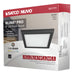 Flush Mount Nuvo 62-1715 Blink Pro - 11W - 7in - LED Fixture - CCT Selectable - Square Shape - Black Finish - 120V Nuvo