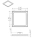 Flush Mount Nuvo 62-1716 Blink Pro - 11W - 7in - LED Fixture - CCT Selectable - Square Shape - Bronze Finish - 120V Nuvo