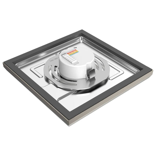 Flush Mount Nuvo 62-1717 Blink Pro - 11W - 7in - LED Fixture - CCT Selectable - Square Shape - Brushed Nickel Finish - 120V Nuvo