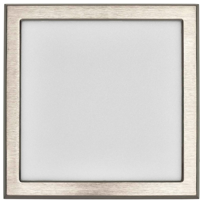 Flush Mount Nuvo 62-1717 Blink Pro - 11W - 7in - LED Fixture - CCT Selectable - Square Shape - Brushed Nickel Finish - 120V Nuvo