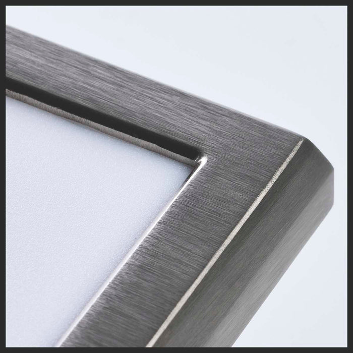 Flush Mount Nuvo 62-1717 Blink Pro - 11W - 7in - LED Fixture - CCT Selectable - Square Shape - Brushed Nickel Finish - 120V Nuvo