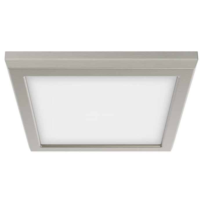 Flush Mount Nuvo 62-1717 Blink Pro - 11W - 7in - LED Fixture - CCT Selectable - Square Shape - Brushed Nickel Finish - 120V Nuvo