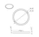 Flush Mount Nuvo 62-1722 Blink Pro - 13W - 9in - LED Fixture - CCT Selectable - Round Shape - Bronze Finish - 120V Nuvo