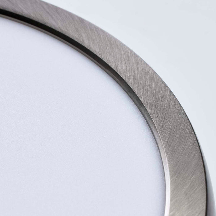 Flush Mount Nuvo 62-1723 Blink Pro - 13W - 9in - LED Fixture - CCT Selectable - Round Shape - Brushed Nickel Finish - 120V Nuvo