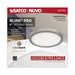 Flush Mount Nuvo 62-1723 Blink Pro - 13W - 9in - LED Fixture - CCT Selectable - Round Shape - Brushed Nickel Finish - 120V Nuvo