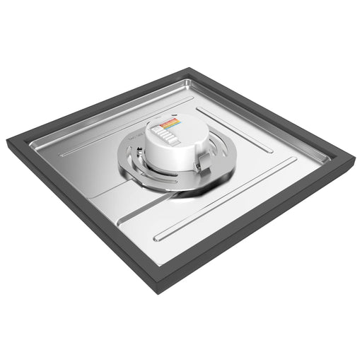 Flush Mount Nuvo 62-1725 Blink Pro - 13W - 9in - LED Fixture - CCT Selectable - Square Shape - Black Finish - 120V Nuvo