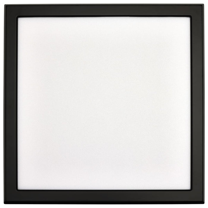 Flush Mount Nuvo 62-1725 Blink Pro - 13W - 9in - LED Fixture - CCT Selectable - Square Shape - Black Finish - 120V Nuvo