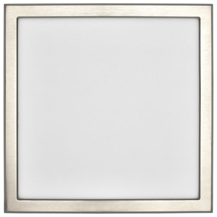 Flush Mount Nuvo 62-1727 Blink Pro - 13W - 9in - LED Fixture - CCT Selectable - Square Shape - Brushed Nickel Finish - 120V Nuvo