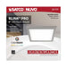 Flush Mount Nuvo 62-1727 Blink Pro - 13W - 9in - LED Fixture - CCT Selectable - Square Shape - Brushed Nickel Finish - 120V Nuvo