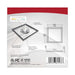 Flush Mount Nuvo 62-1727 Blink Pro - 13W - 9in - LED Fixture - CCT Selectable - Square Shape - Brushed Nickel Finish - 120V Nuvo