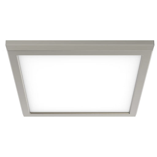 Flush Mount Nuvo 62-1727 Blink Pro - 13W - 9in - LED Fixture - CCT Selectable - Square Shape - Brushed Nickel Finish - 120V Nuvo