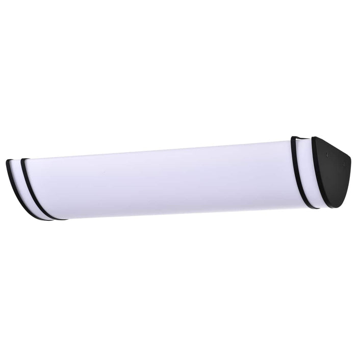 Flush Mount Nuvo 62-1739 Glamour LED 25 inch - Linear Flush Mount Fixture - Black Finish - CCT Selectable 3K/4K/5K Nuvo