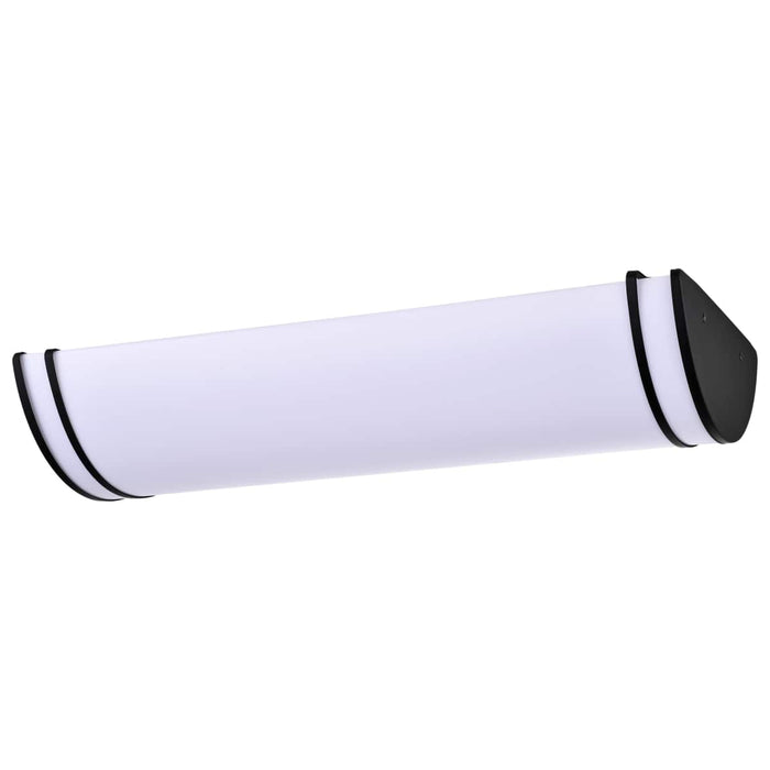 Flush Mount Nuvo 62-1739 Glamour LED 25 inch - Linear Flush Mount Fixture - Black Finish - CCT Selectable 3K/4K/5K Nuvo