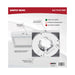 Flush Mount Nuvo 62-1747 BLINK Pro - 11 Watt - 7 Inch LED Fixture - 3000K - Square Shape - White Finish - 120/277 Volts Nuvo