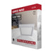 Flush Mount Nuvo 62-1749 BLINK Pro - 11 Watt - 7 Inch LED Fixture - 4000K - Square Shape - White Finish - 120/277 Volts Nuvo