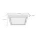 Flush Mount Nuvo 62-1749 BLINK Pro - 11 Watt - 7 Inch LED Fixture - 4000K - Square Shape - White Finish - 120/277 Volts Nuvo
