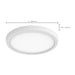 Flush Mount Nuvo 62-1756 BLINK Pro - 13 Watt - 9 Inch LED Fixture - 3000K - Round Shape - White Finish - 120/277 Volts Nuvo