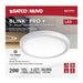Surface Mount Nuvo 62-1777 Blink Pro Plus - 29 Watt - 15 in. - Surface Mount LED - CCT Selectable - 90 CRI - White Finish - 120/277 Volt - Round Shape Nuvo