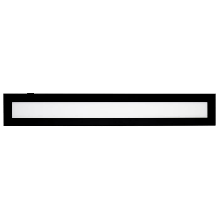 Surface Mount Nuvo 62-1781 Blink Pro Plus - 32 Watt - 5.5 in. x 36 in - Surface Mount LED - CCT Selectable - 90 CRI - Black Finish - 120/277 Volt - Rectangular Shape Nuvo