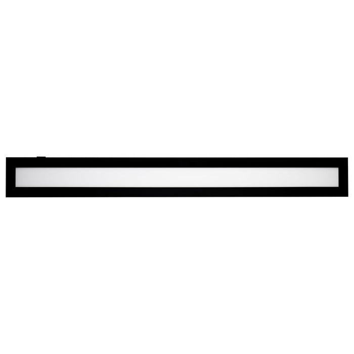 Surface Mount Nuvo 62-1782 Blink Pro Plus - 42 Watt - 5.5 in. x 48 in. - Surface Mount LED - CCT Selectable - 90 CRI - Black Finish - 120/277 Volt - Rectangular Shape Nuvo