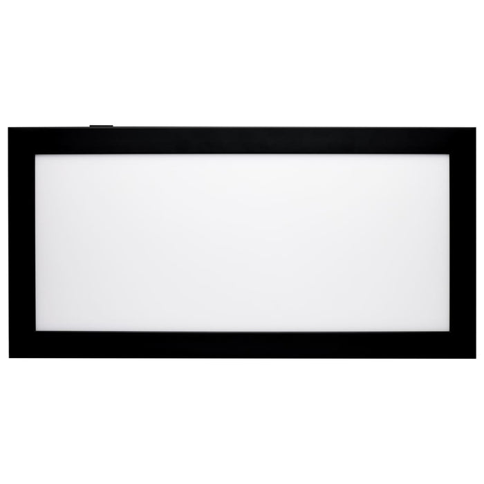 Surface Mount Nuvo 62-1783 Blink Pro Plus - 24 Watt - 12 in. x 24 in. - Surface Mount LED - CCT Selectable - 90 CRI - Black Finish - 120/277 Volt - Rectangular Shape Nuvo