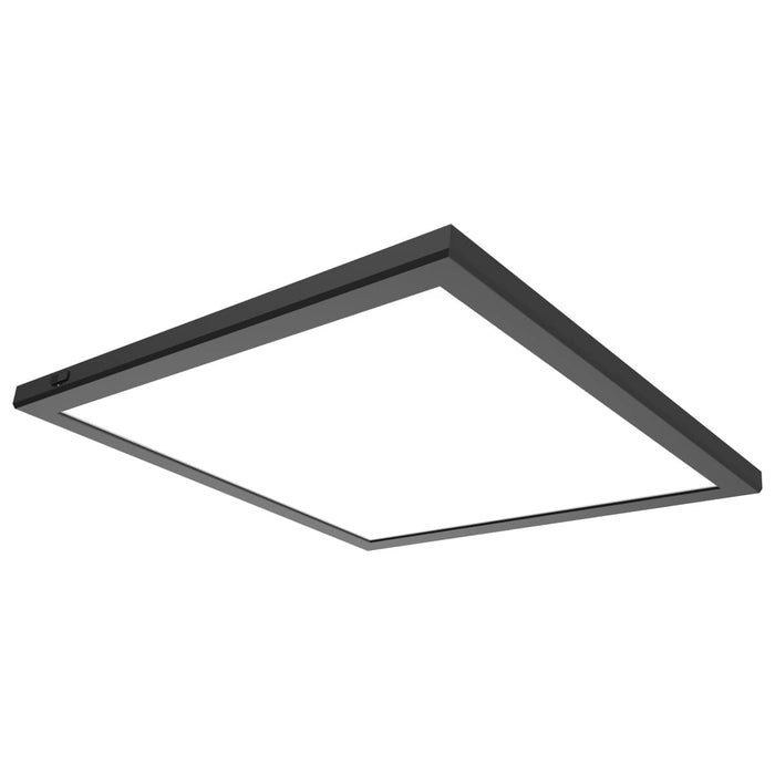 Surface Mount Nuvo 62-1784 Blink Pro Plus - 47 Watt - 24 in. x 24 in. - Surface Mount LED - CCT Selectable - 90 CRI - Black Finish - 120/277 Volt - Square Shape Nuvo
