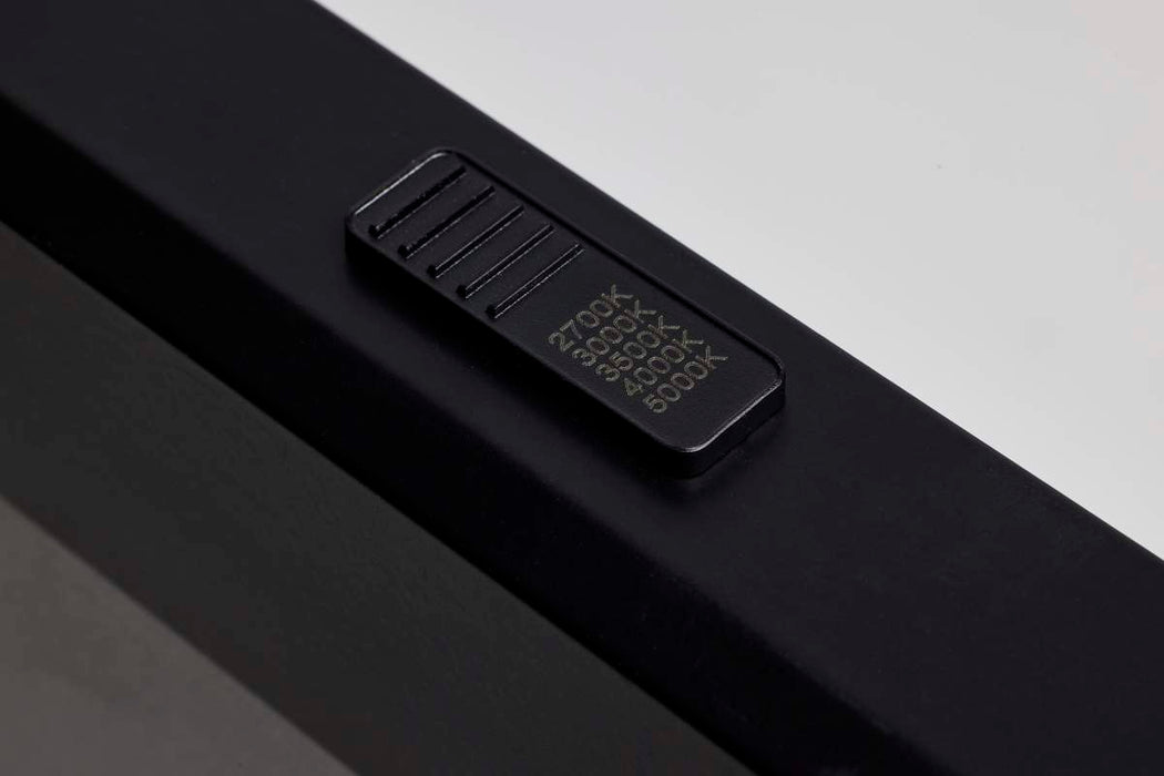 Surface Mount Nuvo 62-1785 Blink Pro Plus - 47 Watt - 12 in. x 48 in. - Surface Mount LED - CCT Selectable - 90 CRI - Black Finish - 120/277 Volt - Rectangular Shape Nuvo