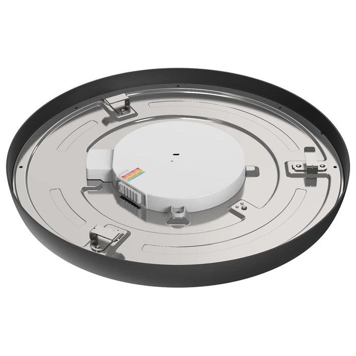 Surface Mount Nuvo 62-1786 Blink Pro Plus - 19.5 Watt - 12 in. - Surface Mount LED - CCT Selectable - 90 CRI - Black Finish - 120/277 Volt - Round Shape Nuvo