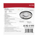 Surface Mount Nuvo 62-1786 Blink Pro Plus - 19.5 Watt - 12 in. - Surface Mount LED - CCT Selectable - 90 CRI - Black Finish - 120/277 Volt - Round Shape Nuvo