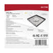 Surface Mount Nuvo 62-1789 Blink Pro Plus - 19.5 Watt - 12 in. - Surface Mount LED - CCT Selectable - 90 CRI - Black Finish - 120/277 Volt - Square Shape Nuvo