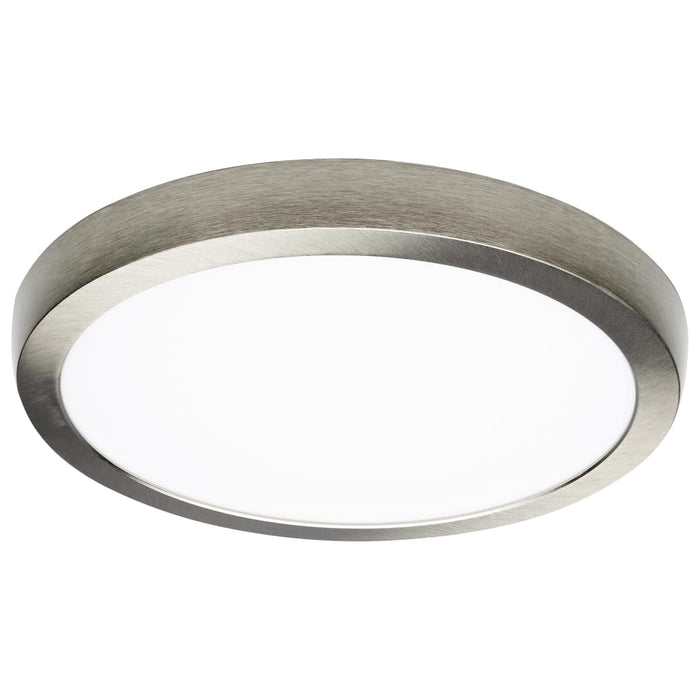 Surface Mount Nuvo 62-1796 Blink Pro Plus - 19.5 Watt - 12 Inch - CCT Selectable - Brushed Nickel Finish 120/277 Volt - Round Nuvo