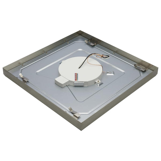 Surface Mount Nuvo 62-1799 Blink Pro Plus - 19.5 Watt - 12 Inch - CCT Selectable - Brushed Nickel Finish - 120/277 Volt - Square Nuvo