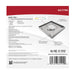 Surface Mount Nuvo 62-1799 Blink Pro Plus - 19.5 Watt - 12 Inch - CCT Selectable - Brushed Nickel Finish - 120/277 Volt - Square Nuvo