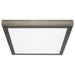 Surface Mount Nuvo 62-1799 Blink Pro Plus - 19.5 Watt - 12 Inch - CCT Selectable - Brushed Nickel Finish - 120/277 Volt - Square Nuvo