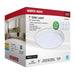 Disk Light Nuvo 62-1800R1 7 Inch LED Disk Light - 27K/3K/35K/4K/5K CCT Selectable - White Finish - 6 Unit Contractor Pack Nuvo