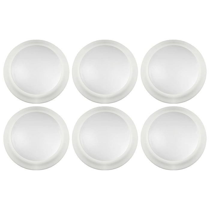 Disk Light Nuvo 62-1800 7 inch - LED Disk Light - 6 Unit Contractor Pack - 5-CCT Selectable 27K/3K/35K/4K/5K - White Finish Nuvo