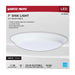 Disk Light Nuvo 62-1801R1 7 Inch LED Disk Light - 27K/3K/35K/4K/5K CCT Selectable - White Finish Nuvo