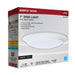 Disk Light Nuvo 62-1801R1 7 Inch LED Disk Light - 27K/3K/35K/4K/5K CCT Selectable - White Finish Nuvo