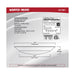 Disk Light Nuvo 62-1801 7 inch - LED Disk Light - 5-CCT Selectable 27K/3K/35K/4K/5K - White Finish Nuvo