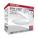 Disk Light Nuvo 62-1801 7 inch - LED Disk Light - 5-CCT Selectable 27K/3K/35K/4K/5K - White Finish Nuvo