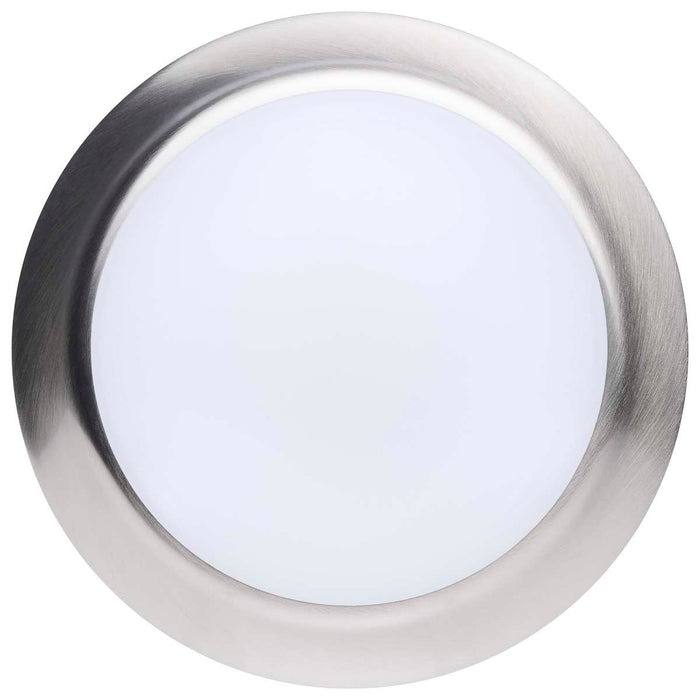 Disk Light Nuvo 62-1802R1 7 Inch LED Disk Light - 27K/3K/35K/4K/5K CCT Selectable - Brushed Nickel Finish Nuvo