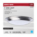 Disk Light Nuvo 62-1802R1 7 Inch LED Disk Light - 27K/3K/35K/4K/5K CCT Selectable - Brushed Nickel Finish Nuvo