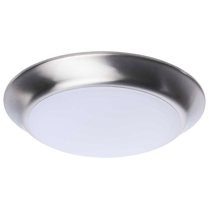 Disk Light Nuvo 62-1802R1 7 Inch LED Disk Light - 27K/3K/35K/4K/5K CCT Selectable - Brushed Nickel Finish Nuvo