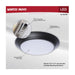 Disk Light Nuvo 62-1803R1 7 Inch LED Disk Light - 27K/3K/35K/4K/5K CCT Selectable - Bronze Finish Nuvo