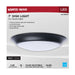 Disk Light Nuvo 62-1804R1 7 Inch LED Disk Light - 27K/3K/35K/4K/5K CCT Selectable - Black Finish Nuvo