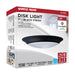 Disk Light Nuvo 62-1804 7 inch - LED Disk Light - 5-CCT Selectable 27K/3K/35K/4K/5K - Black Finish Nuvo