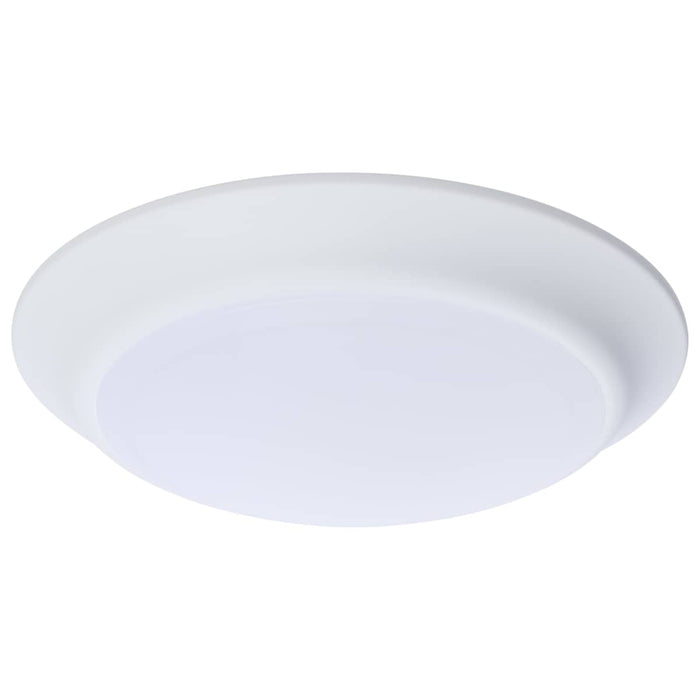 Disk Light Nuvo 62-1805R1 6.5 Watt - 7 Inch LED Disk Light - 27K/3K/35K/4K/5K CCT Selectable - White Finish Nuvo